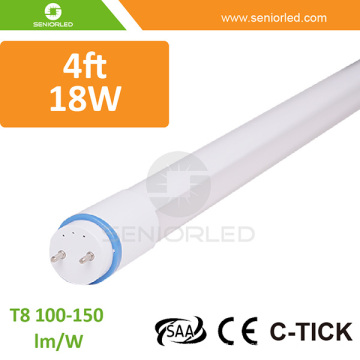 Lámparas de tubo de reemplazo de LED T8 con carcasa de aluminio